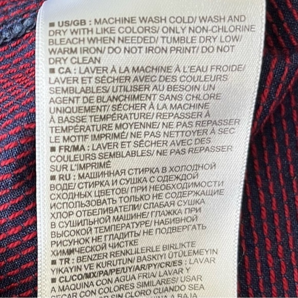 Gap Men’s Medium Buttoned Long Sleeve‎ Indigo Shirt - Picture 8 of 8